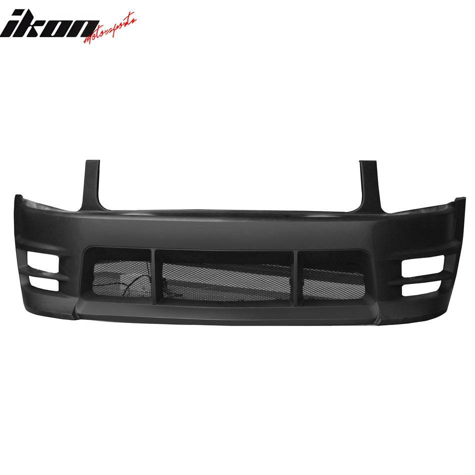 2005-2009 Ford Mustang GT Style Front Bumper Conversion Unpainted PP