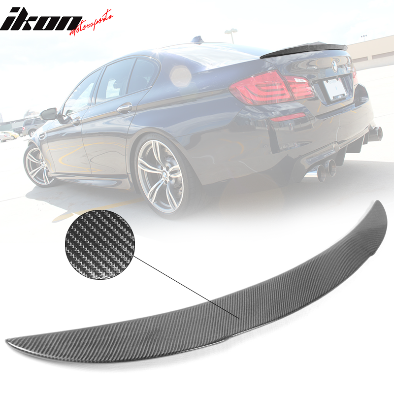 IKON MOTORSPORTS, Trunk Spoiler Compatible With 2011-2016 BMW 5