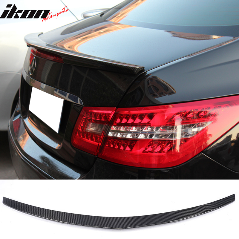 Painted Obsidian Black 197 Trunk Spoiler For Mercedes W212 E-Class Sedan – Rear Lip Spoiler