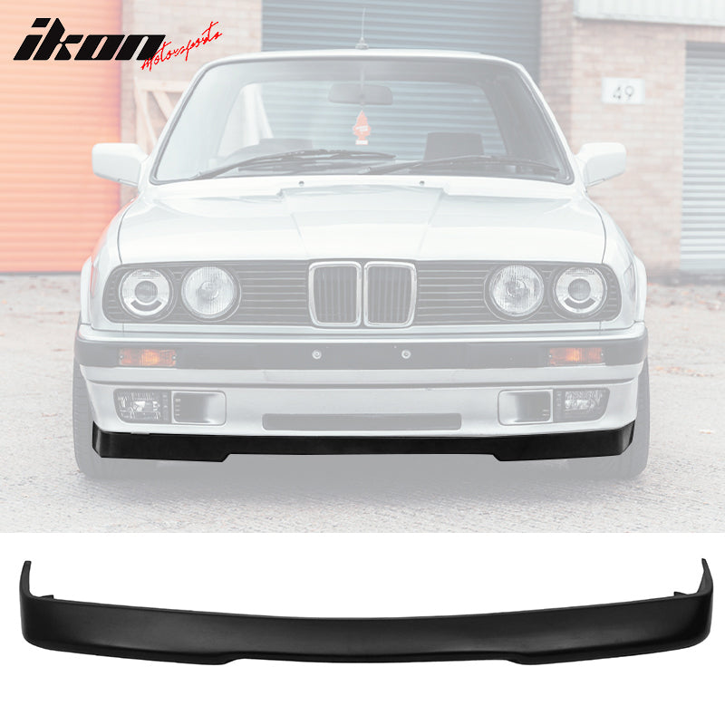 Fits 84-92 BMW E30 3-Series RG Style Front Bumper Lip Spoiler