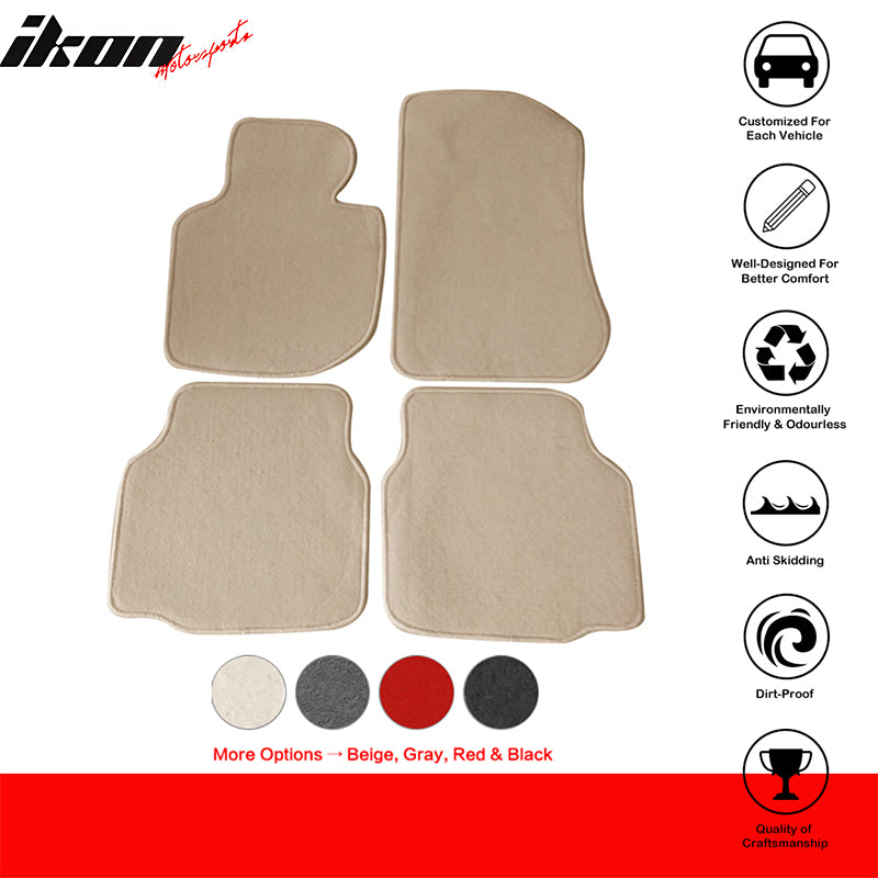 Best Car Floor Mat Carpet for 1992-1998 BMW E36 3 Series Beige