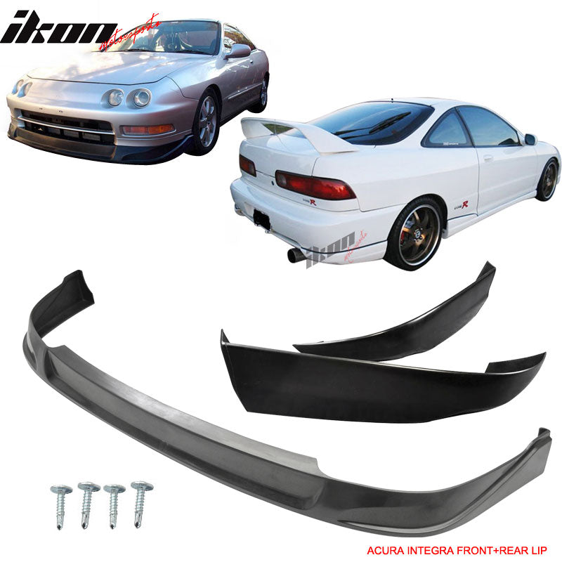 Buy Best Acuraintegra 2Dr Coupe CONCEPT Front + Rear Bumper Lip PU