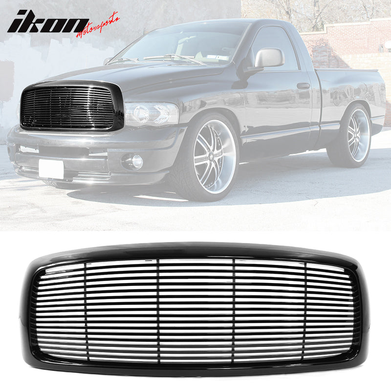 For Dodge Ram 1500 2500 3500 Pickup Black Mesh Rivet Style Upper Grille Insert For Dodge Ram 1500 2500 3500 Pickup Black Mesh Rivet Style Upper Grille Insert