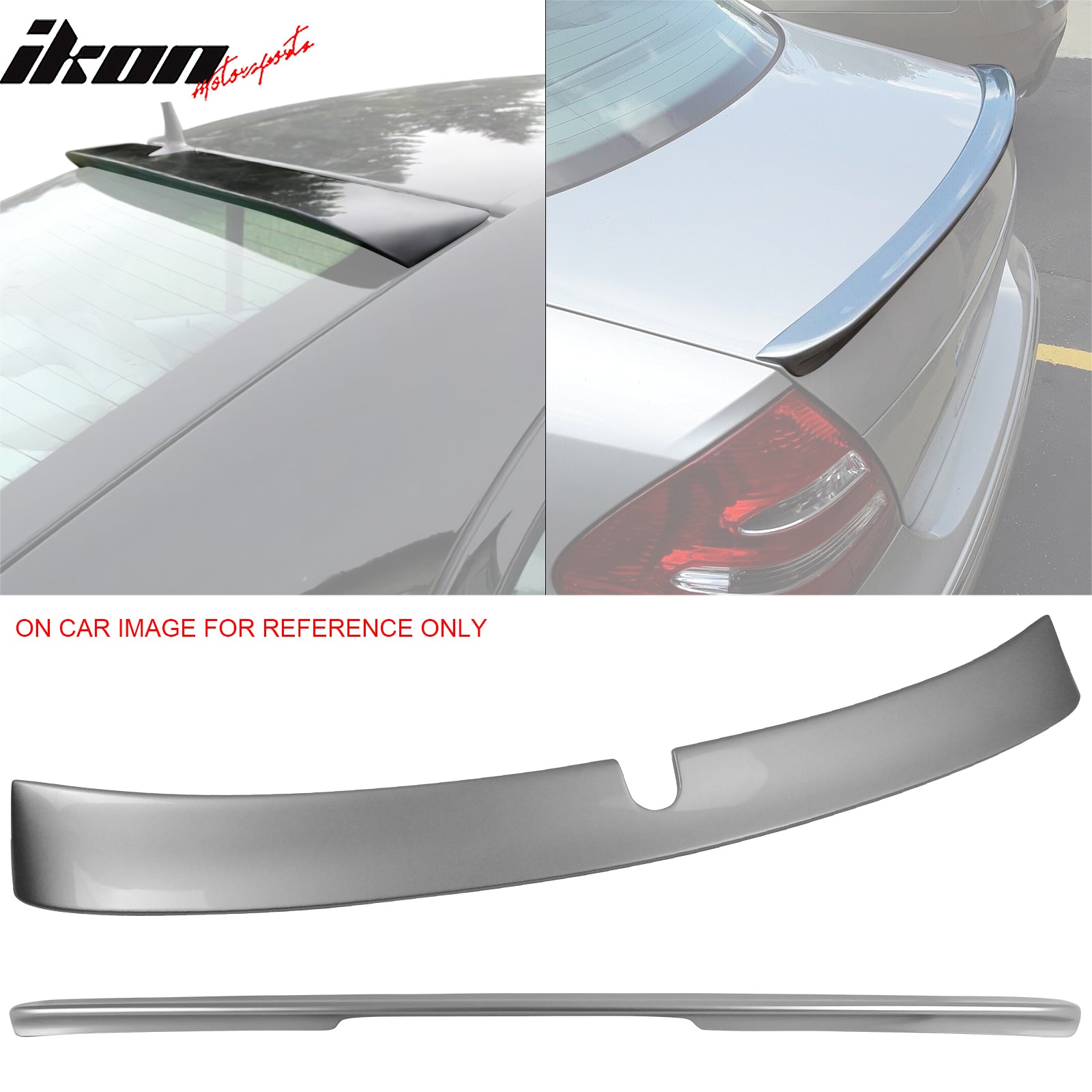 Fits 03-05 Benz W211 Trunk + Roof Spoiler Painted #775 Iridium