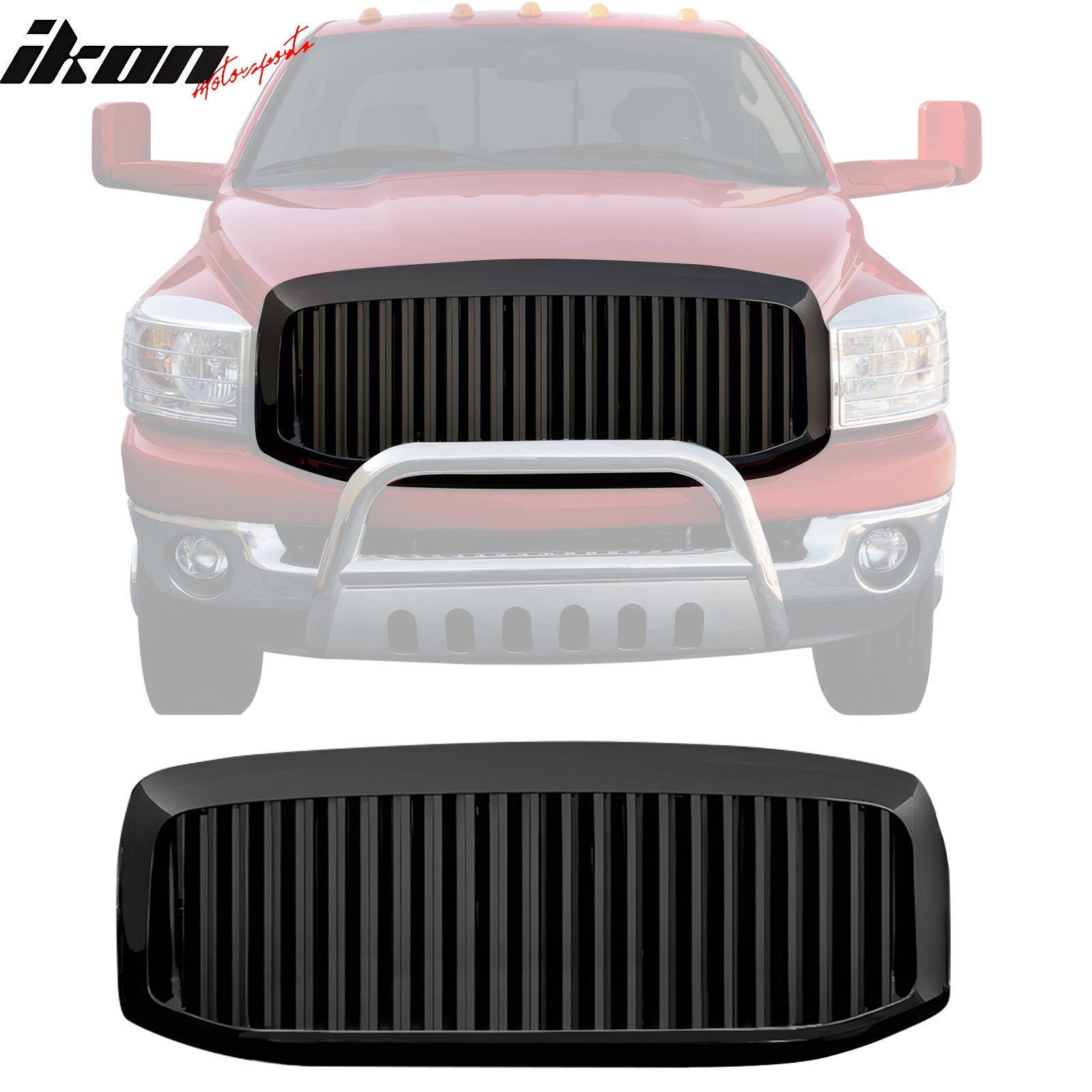 DODGE RAM50 三菱ストラーダ カー フロントマスク ノーズブラ 2002