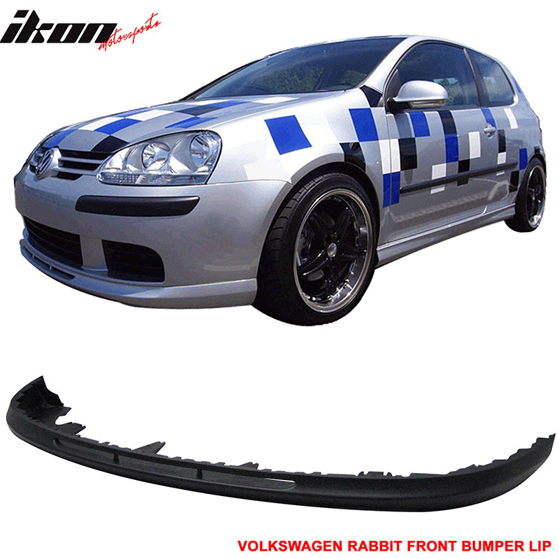 Fits 06-09 VW Golf 5 MK5 Rabbit V-Style Front Bumper Lip Spoiler