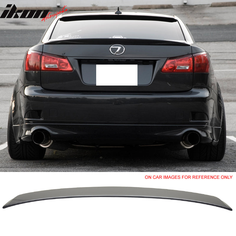 Fits 06-13 Lexus IS250 IS350 OE Style Roof Spoiler Painted Dark