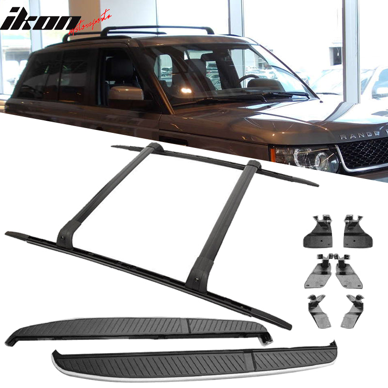 Black Aluminum Alloy Roof Rack Side Rails For 2020-2023 Land Rover Defender 110 Hluasp410x