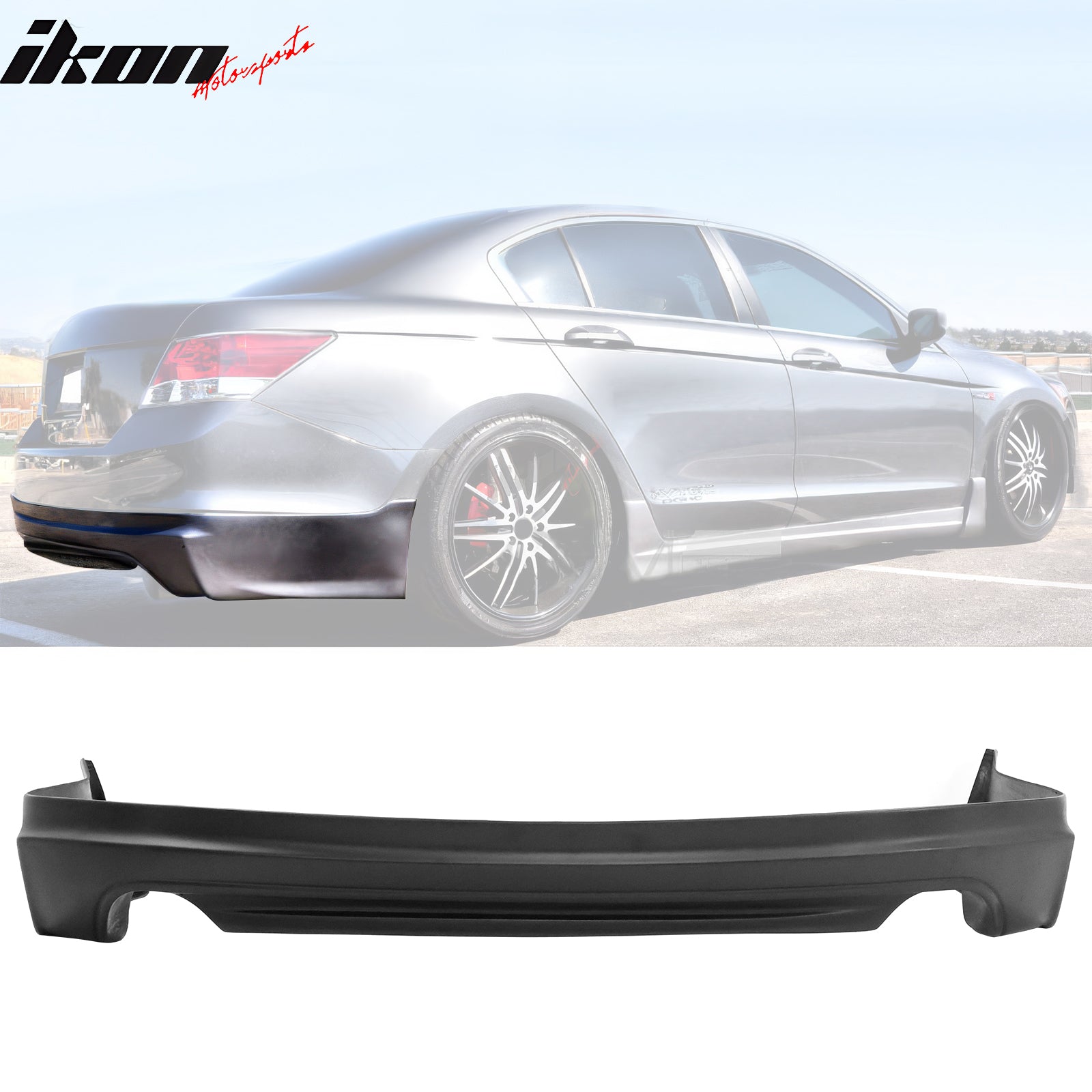 07 Honda Accord Rear Bumper Rear Bumper Lip Fits 08+ Honda Accord 4Dr V-Style (PU) – Ikon Motorsports