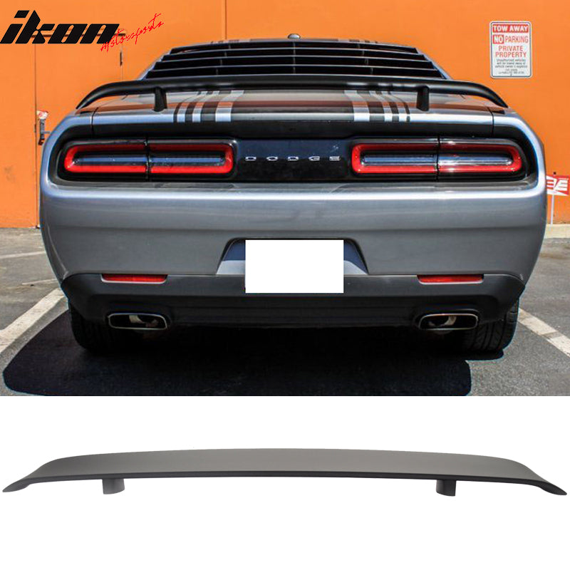 For 2008-22 Dodge Challenger Hellcat Redeye Trunk Spoiler Wing Carbon Fiber Look