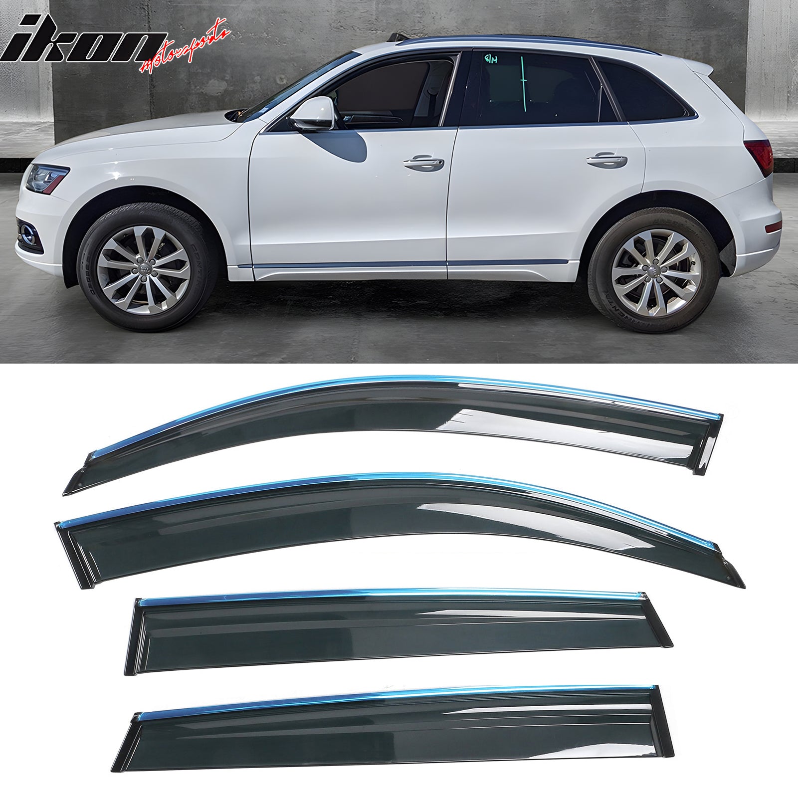 Passenger Side Front Right Door Window Glass For Audi Q5 / SQ5 4D SUV 2009-2017 – Clear Tempered Glass