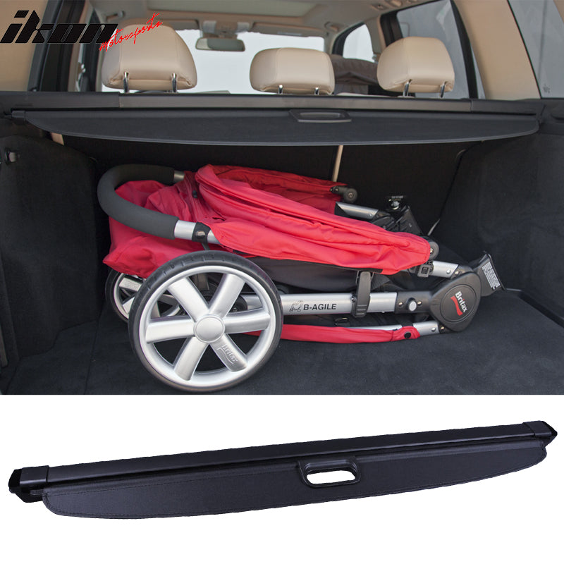 britax boot cover Ikon Motorsports Rear Cargo Cover, Compatible with 2010-2015 Mercedes Benz Glk350, Black Retractable Rear Trunk Security Cargo Cover, Vinly Aluminum