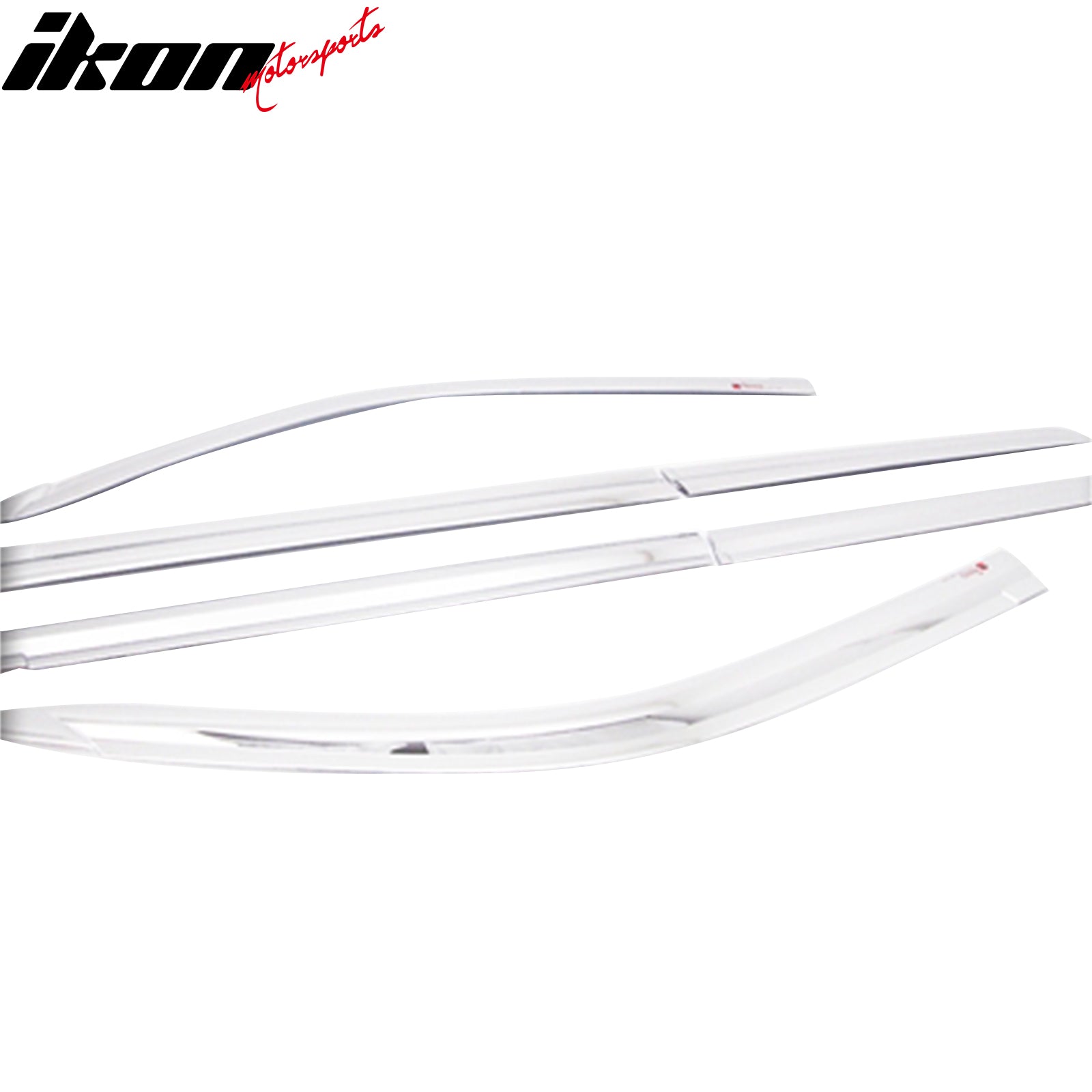 IKON MOTORSPORTS Tape on Window Visors Compatible with 2010-2022