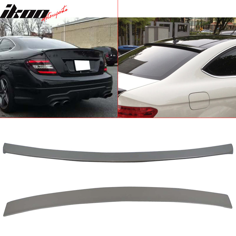 mercedes c class coupe boot lip spoiler For W204 Rear Gloss Black Ducktail Wing Body it is checked and tested thoroughly before heading to lacquer Mercedes C Class C205 A205