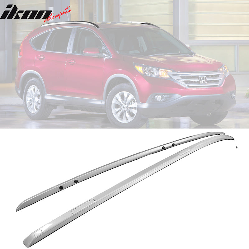 Barres De Toit ACE-2 Pour Honda CR-V 4 (2012-2016) - Gris Aluminium, 2 Barres, Charge Max 75 Kg