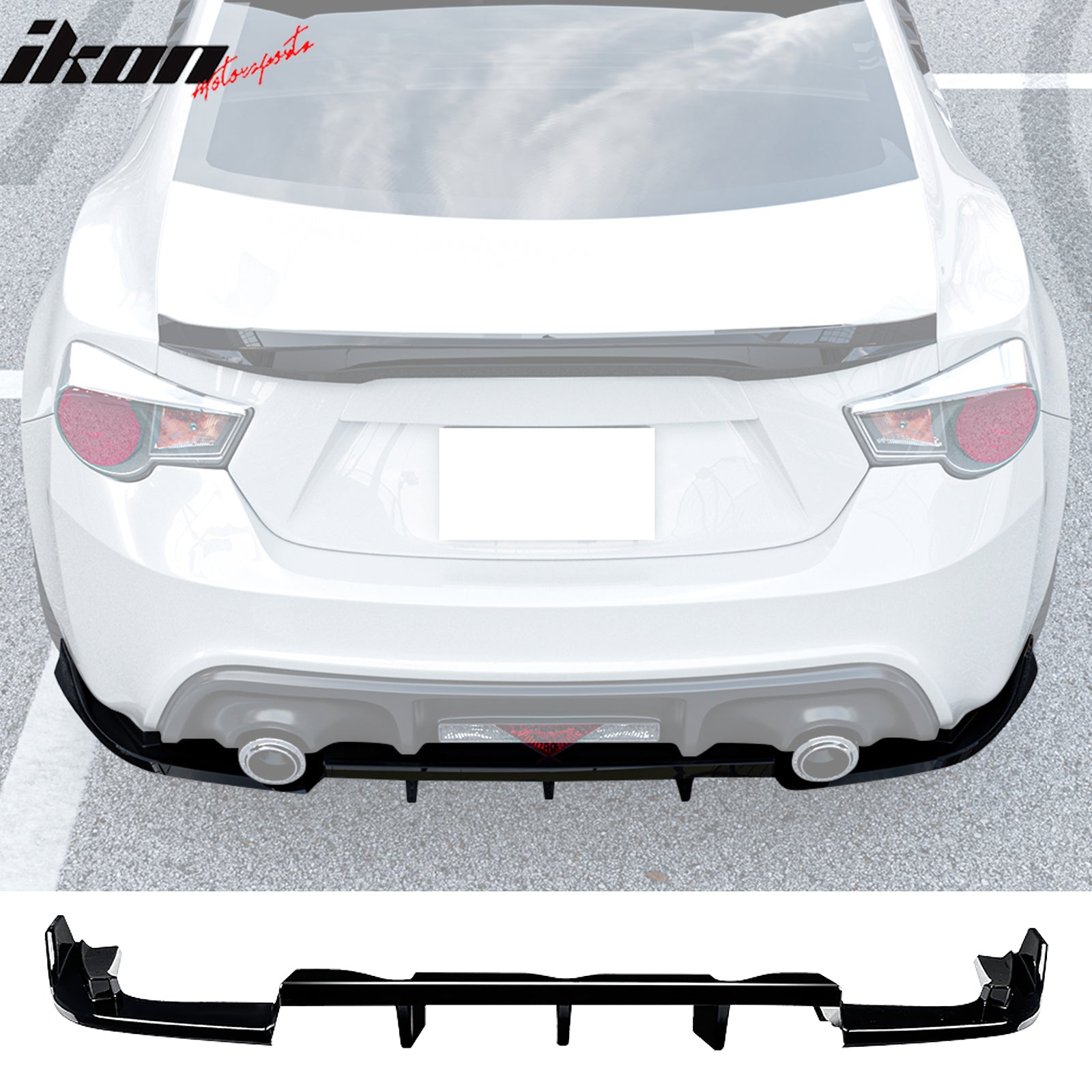 Rear Diffuser for 2013-2020 Subaru BRZ Gloss Black – Ikon Motorsports