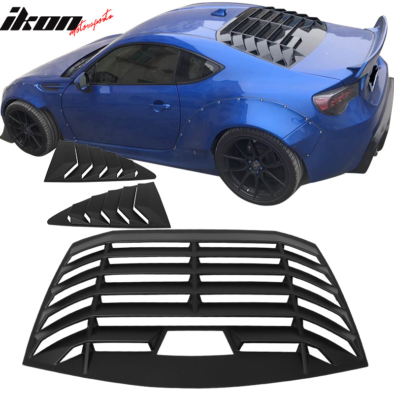 Fits 13-20 Scion FR-S/Subaru BRZ/Toyota 86 IKON Style Rear + Side
