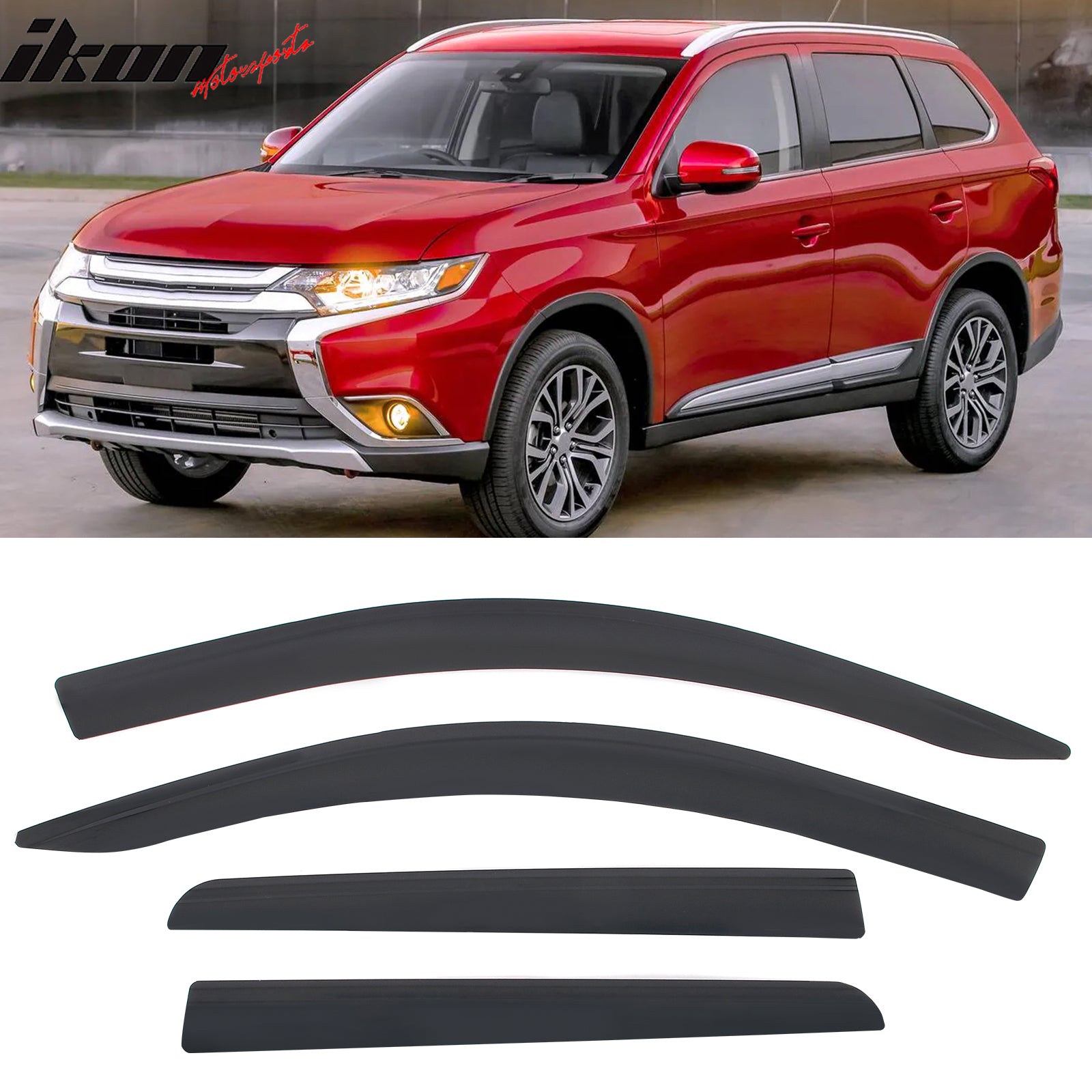 Fits 14-20 Mitsubishi Outlander 18-22 PHEV Low Profile Style