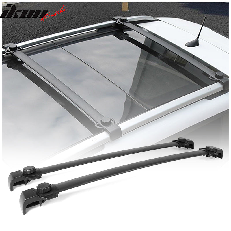 Cross Bars Compatible With 2014-2023 Jeep Renegade, Factory Style