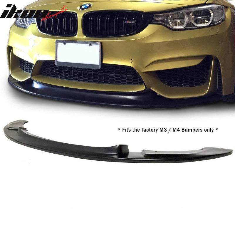 Fits 15-20 BMW F80 M3/F82 M4 Front Bumper Lip GT Style Chin