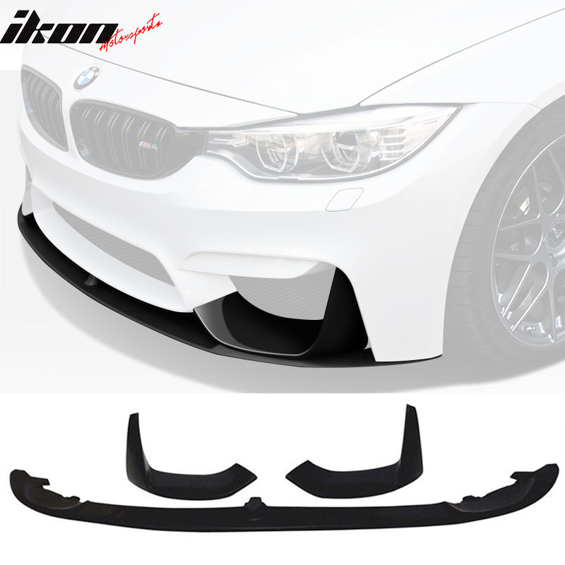 Fits 15-20 BMW F80 F82 M3 M4 P Style Front Bumper Lip Spoiler