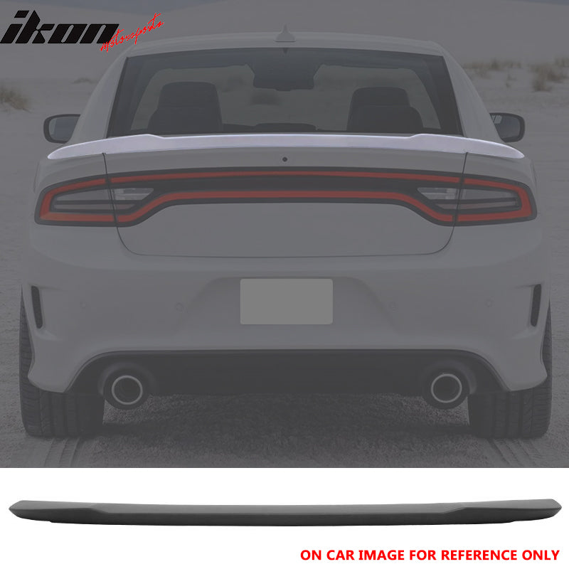 Matte Black ABS Trunk Spoiler For 2006-2010 Dodge Charger SRT8, R/T & More – OE Style