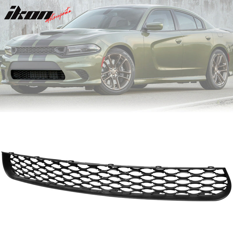 2015-2021 Dodge Charger RT Scat Pack SRT Style Front Upper & Lower Grille Kit