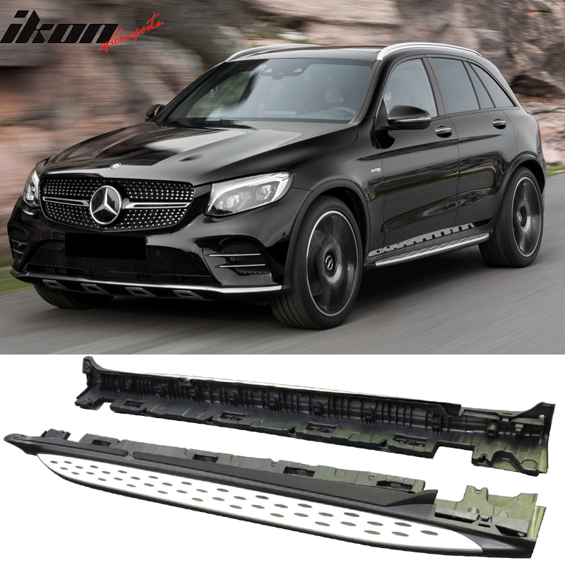 Fits 16-22 Benz X253 GLC Class OE Style Running Boards Side Step