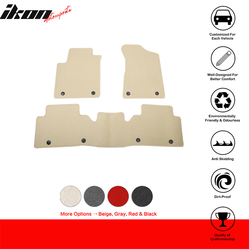 Fits 17-23 Nissan Armada QX80 Anti-Slip Front Rear Floor Mats