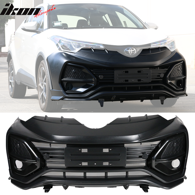 Primered Front Upper Bumper Cover For 2018-2019 Toyota C-HR – Direct Replacement 7 thumbnail image