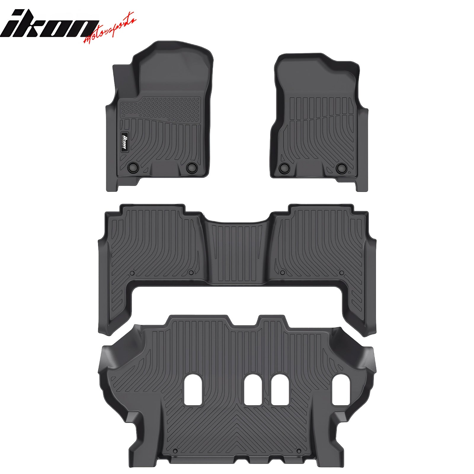 Fits 19-24 Infiniti QX80/Nissan Armada Bench Seat Floor Mats TPE