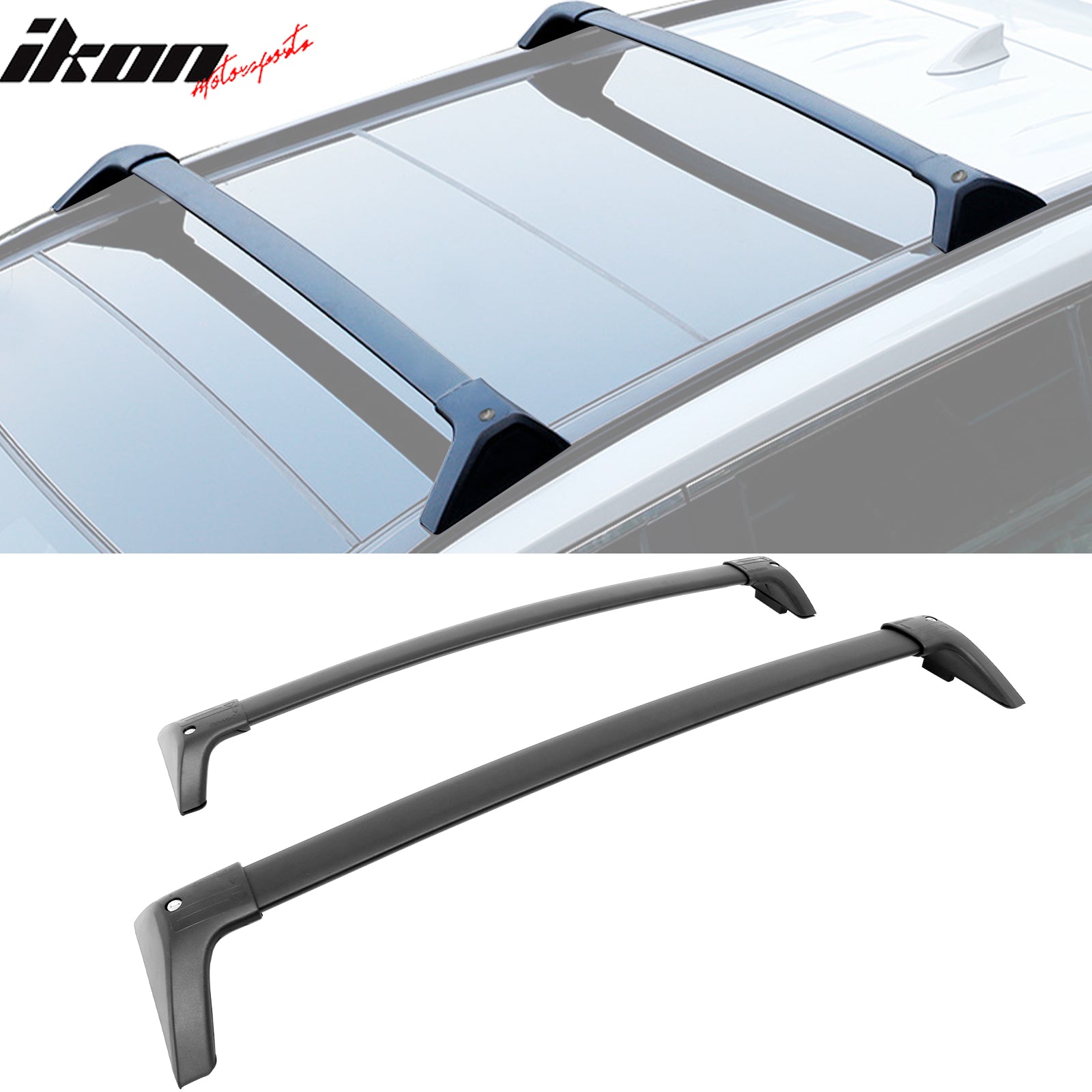 Fits 19-25 Toyota RAV4 Aluminum Roof Rack Rail Luggage Carrier