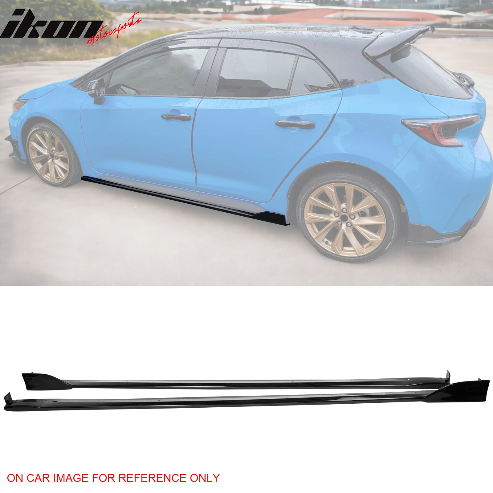 FOR 14-19 TOYOTA COROLLA LE S SE XSE 4DR SEDAN JDM SIDE SKIRT EXTENSION SPLITTER FOR 14-19 TOYOTA COROLLA LE S SE XSE 4DR SEDAN JDM SIDE SKIRT EXTENSION SPLITTER