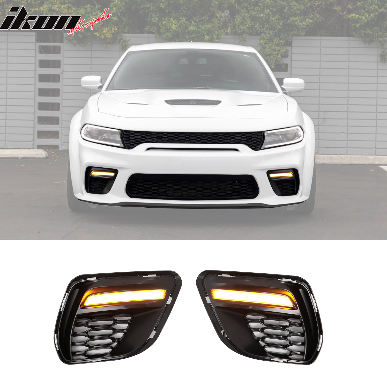 elf bar vape uk Vicrez Widebody Fog Lamp Cover with LED Light vz101949
