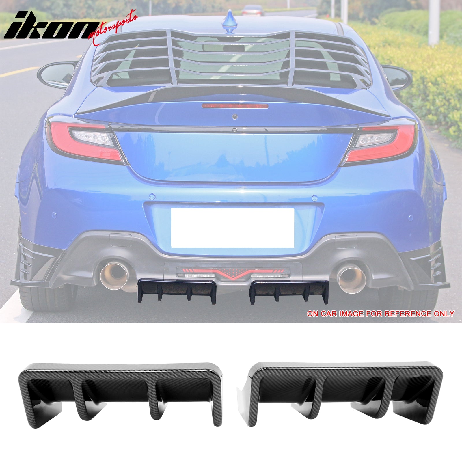 Fits 22-26 Toyota GR86/Subaru BRZ JDM Style Carbon Fiber Print 2PC