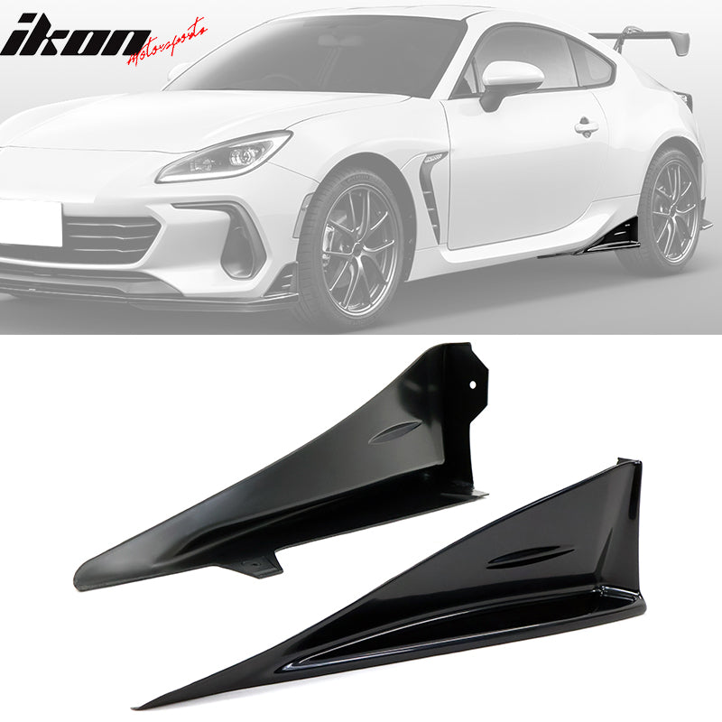 Fits 22-26 Toyota GR86/Subaru BRZ STI Rear Side Skirts Strakes
