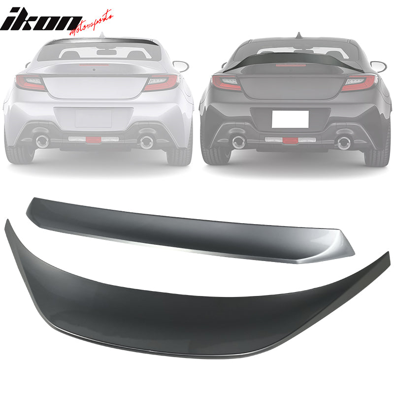 Fits 22-26 Toyota GR86/Subaru BRZ #G1U Silver IKON Roof TRD Trunk