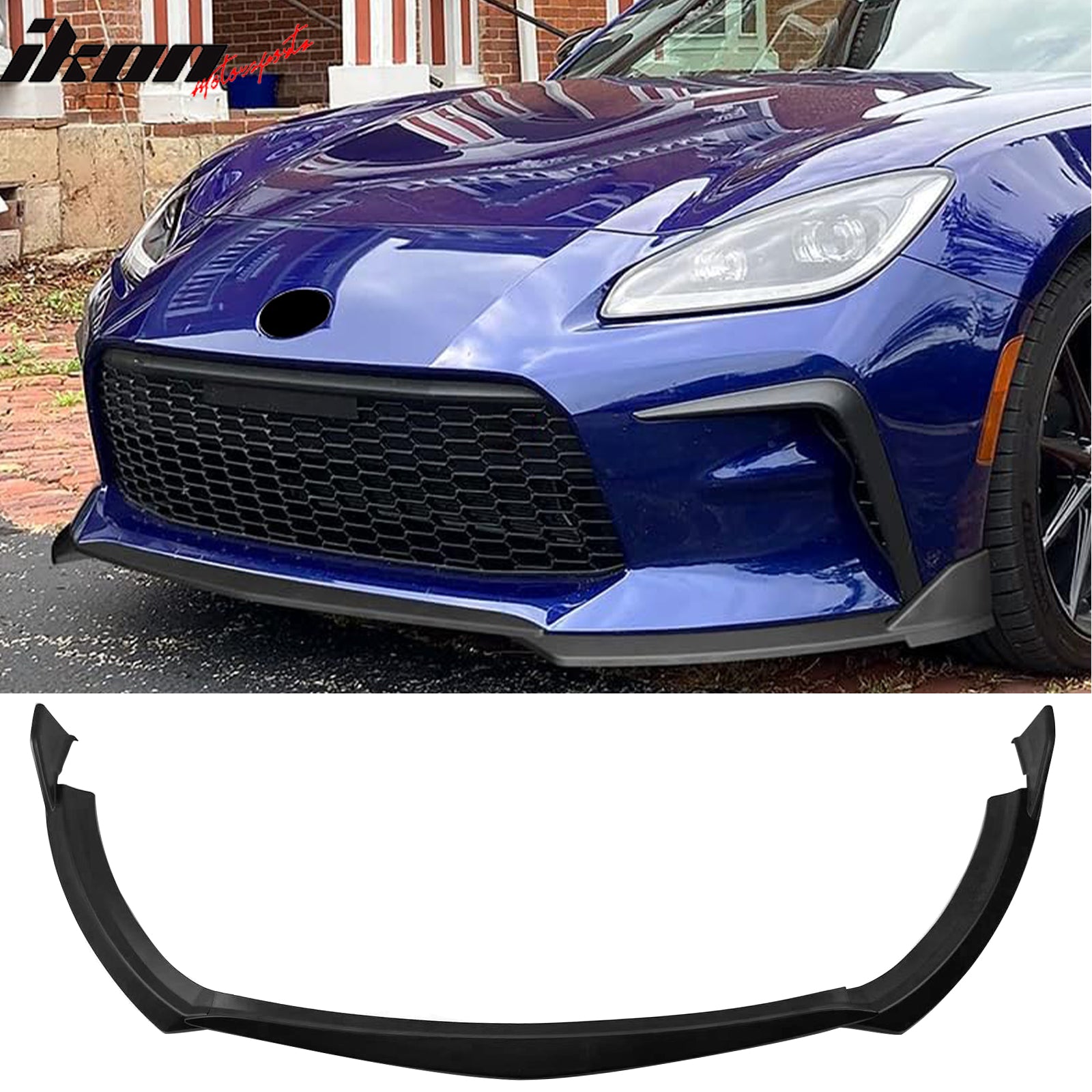 Front Lip for 2022-2026 Toyota GR86 T Style Matte Black – Ikon