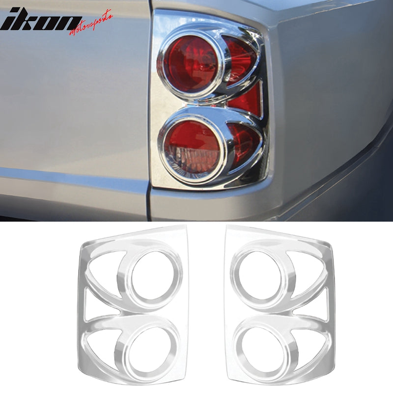 Fits 05-11 Dodge Dakota 2PC Replacement Rear Tail Lights Bezel