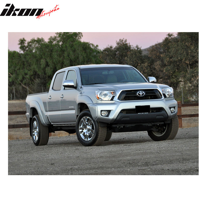 Fog Lights Compatible With 2012-2015 Toyota Tacoma, Front Clear Fog Lamps Left Right by IKON MOTORSPORTS