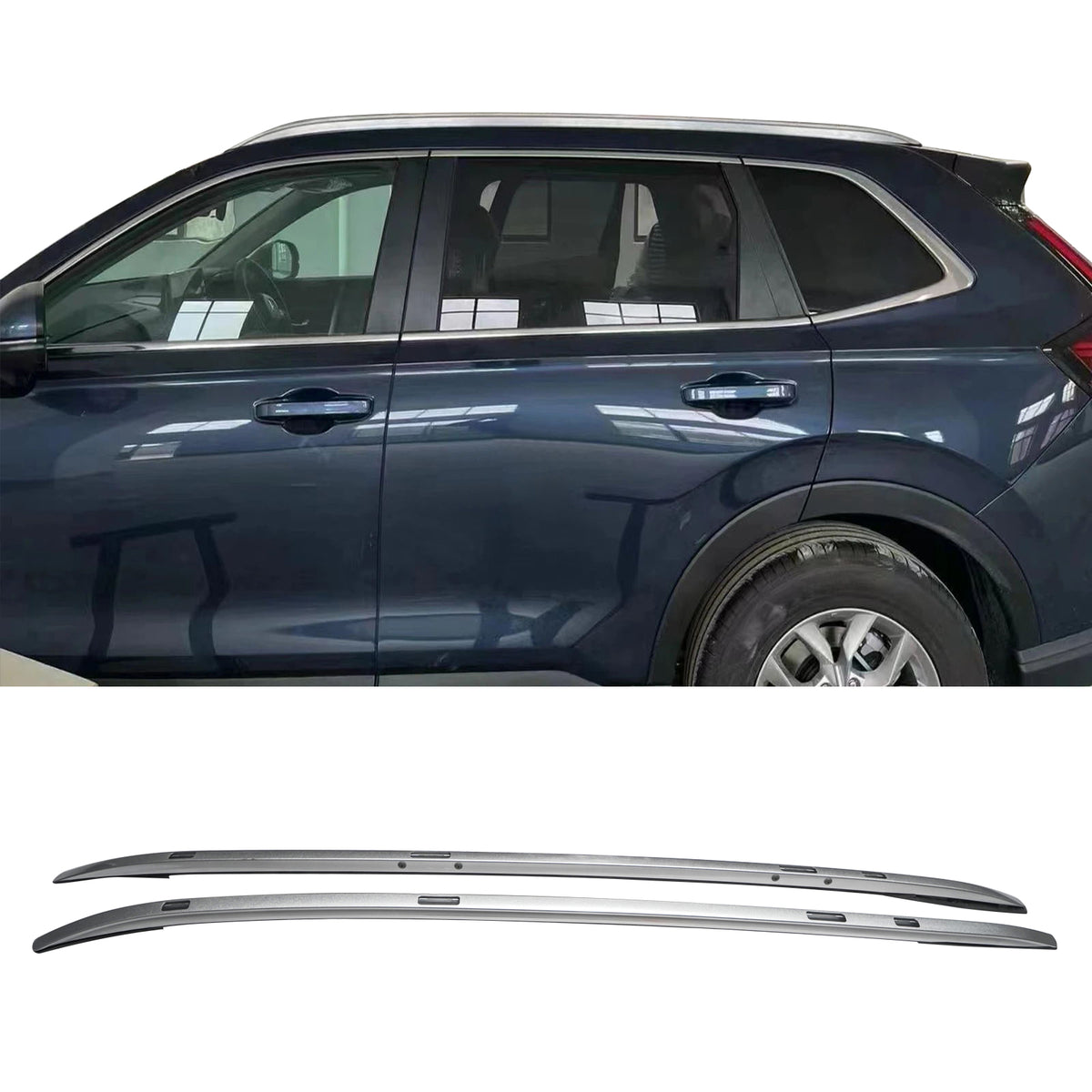 Fits 2023 Honda CR-V CRV OE Style 2PCS Roof Rack Rails Cross Bar Aluminum