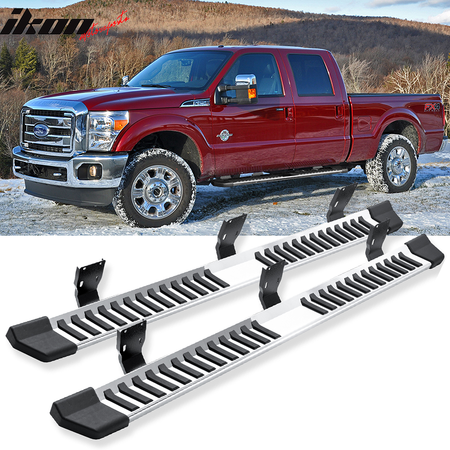 Fits 99-16 Ford F250 Superduty Crew Cab V Style Running Boards