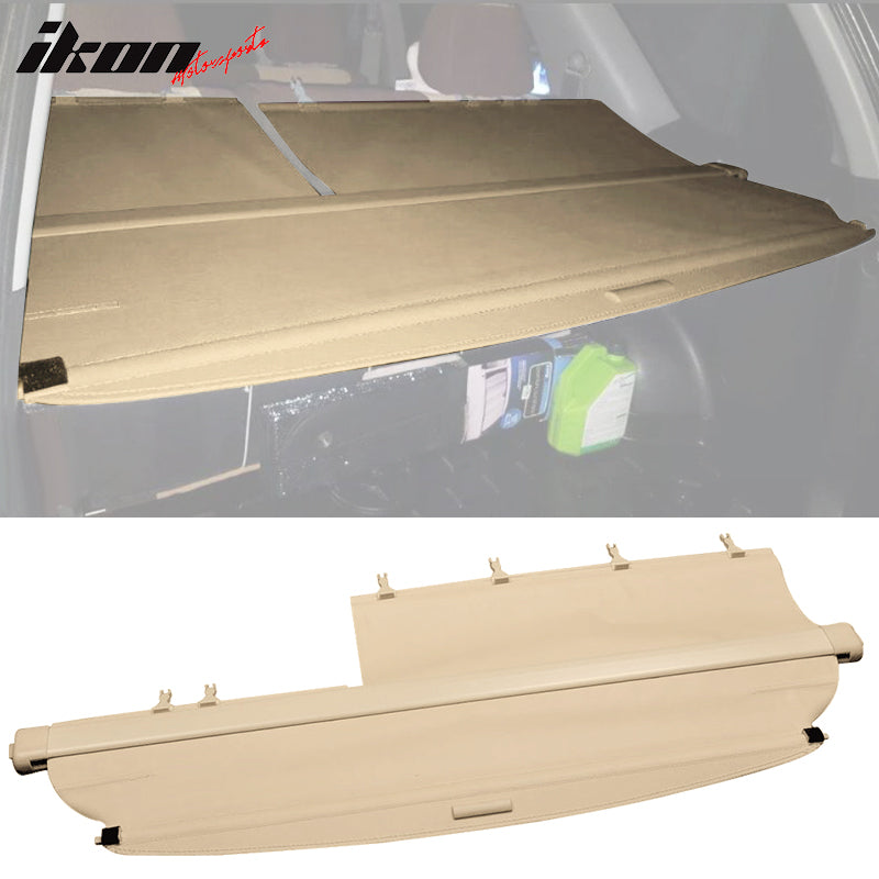 Cargo Cover Compatible With 2012-2016 Honda CRV, Factory Style Luggage Carrier Rear Trunk Security Cover by IKON MOTORSPORTS, 2013 2014 2015