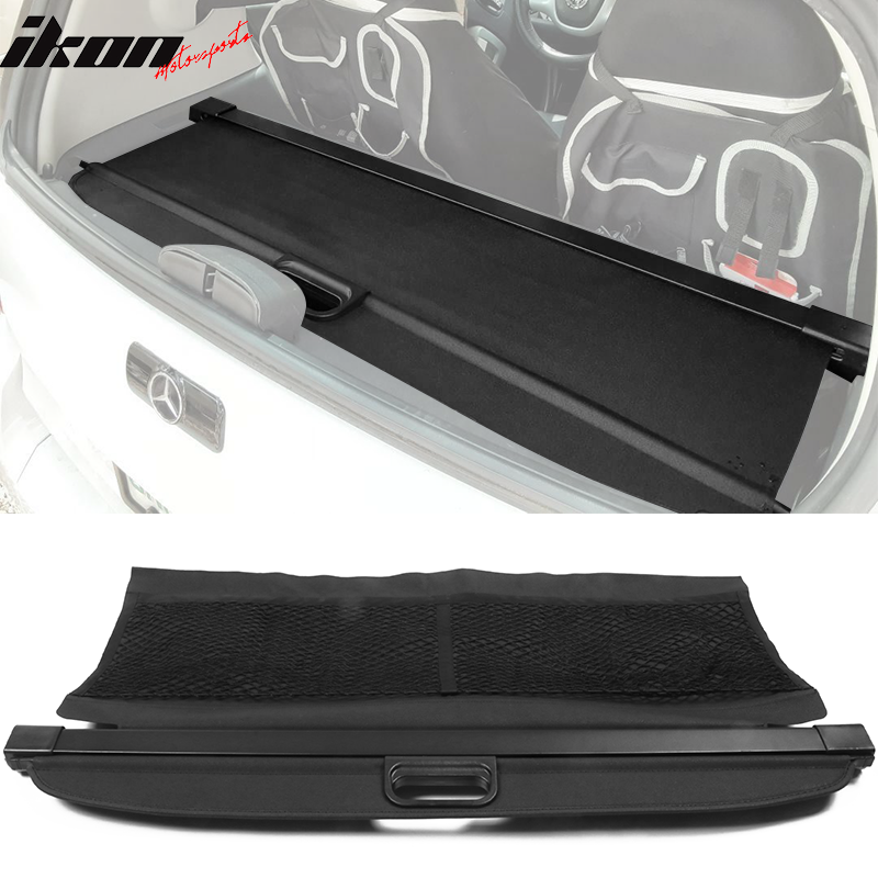 Fits SMART Fortwo 2015-2019 REAR TRUNK BLACK OE STYLE RETRACTABLE CARGO  COVER