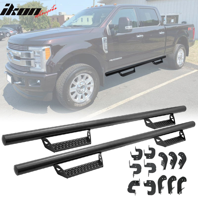 2017-2023 Ford F-250 Superduty SuperCrew Cab BCT Black Running Boards