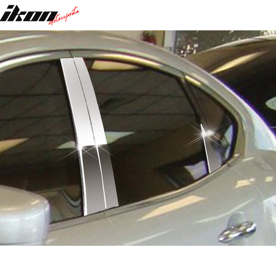 2011-2013 Infiniti M-Series Mirror Finish Pillar Posts Stainless Steel