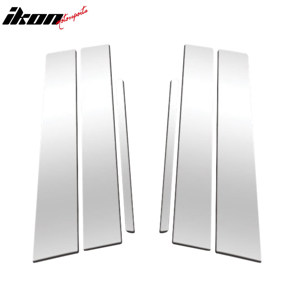2011-2016 Kia Sportage Pillar Post Mirror Trim Stainless Steel 6PCS