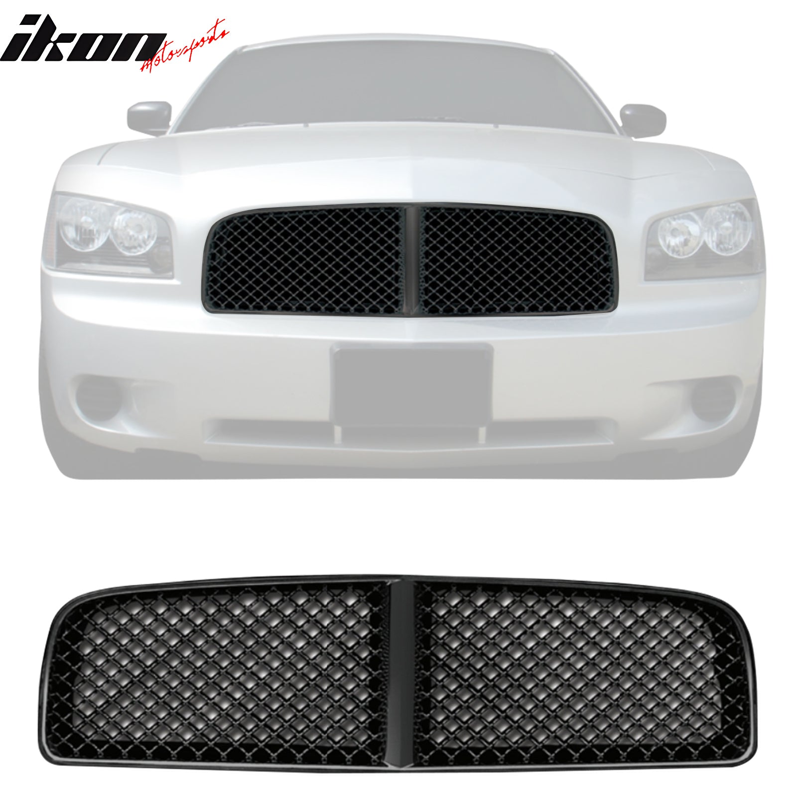 IKON MOTORSPORTS Front Bumper Upper Top Grille Insert, Compatible with 2010-2012 Nissan Altima IKON MOTORSPORTS Front Bumper Upper Top Grille Insert, Compatible with 2010-2012 Nissan Altima