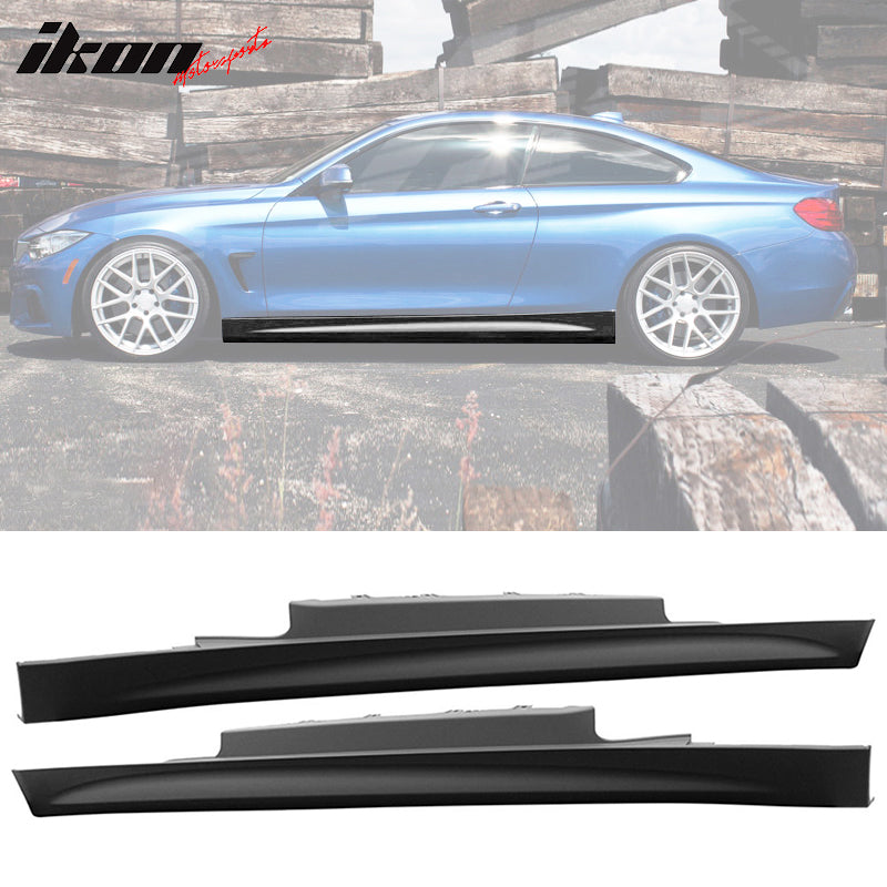 2014-2020 BMW F32 F33 4-Series M-T Msport PP Side Skirts Extension