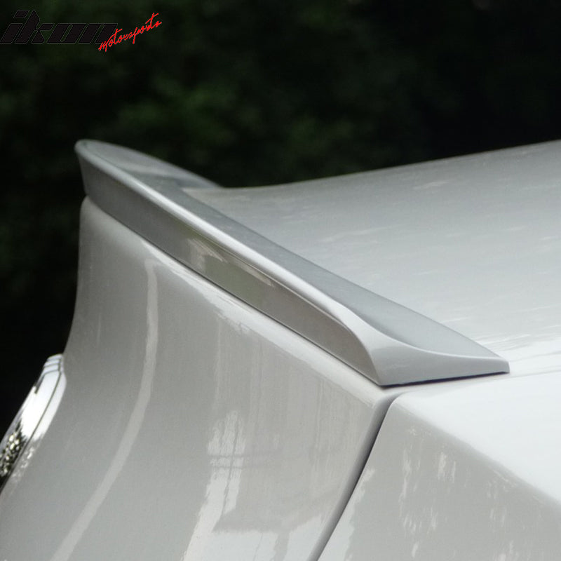 Trunk Spoiler Compatible With 1998-2002 Audi A8 2Dr 4Dr, Unpainted Black - PUF - Other Color Available Rear Roof Tail Spoiler Wing by IKON MOTORSPORTS, 1999 2000 2001